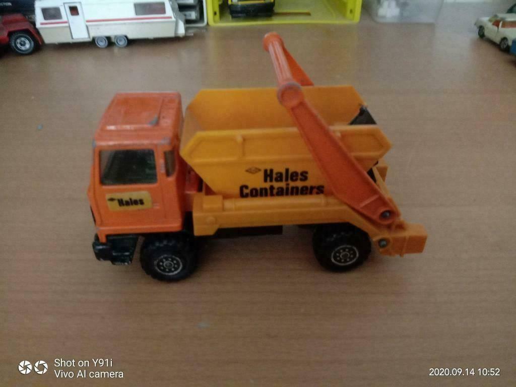Matchbox superkings bedford hales container, Ophalen of Verzenden, Bus of Vrachtwagen