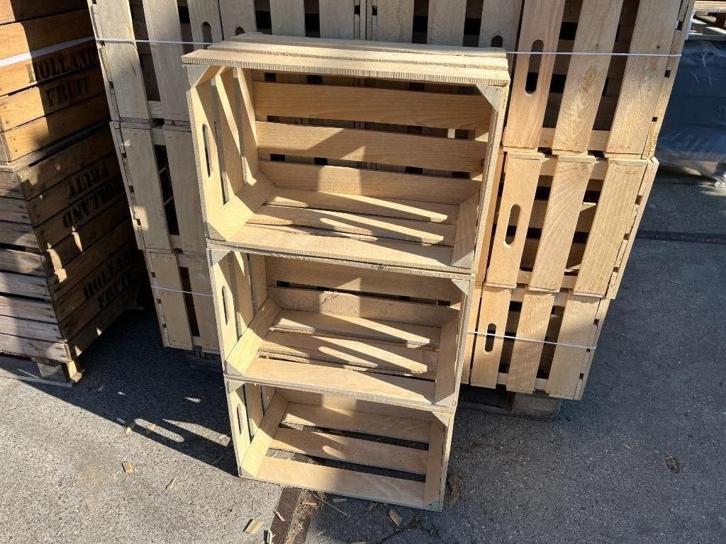 Nieuwe 3-lats Beuken kisten met handvaten , ZEER MOOI, Huis en Inrichting, Woonaccessoires | Kisten, Ophalen, Nieuw, 50 tot 100 cm