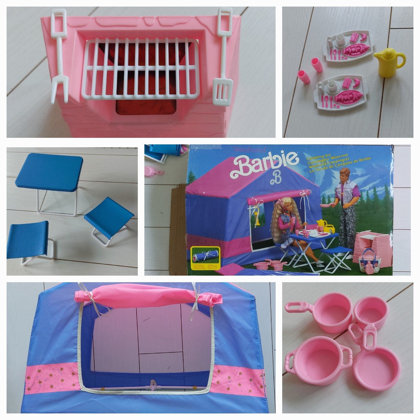 Zeldzame Barbie Weekend Camping Set - Mattel jaren 90, Ophalen of Verzenden, Gebruikt, Barbie