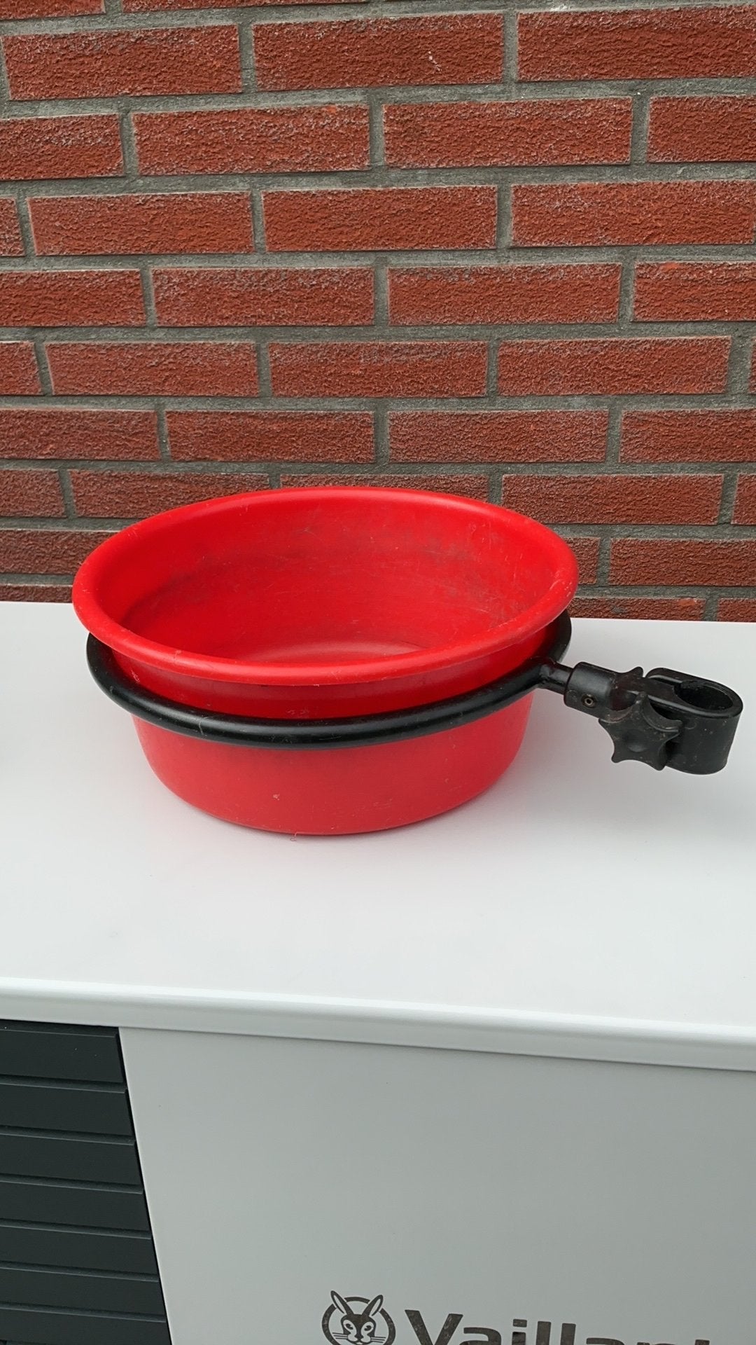 Voerkom met steun, Watersport en Boten, Hengelsport | Witvissen, Ophalen of Verzenden, Gebruikt, Overige typen