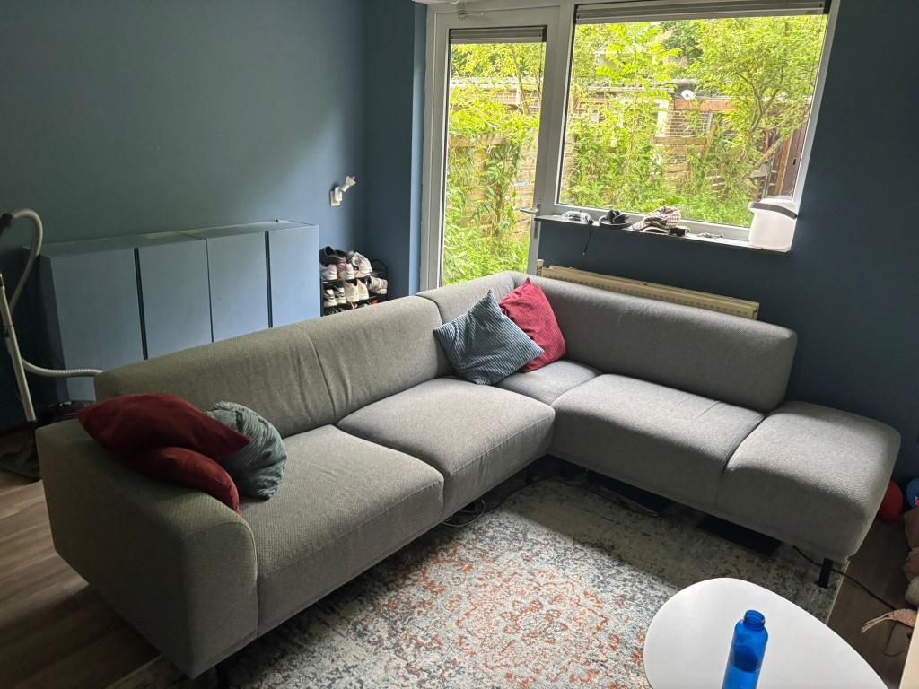 Hoekbank rechts, Huis en Inrichting, Banken | Bankstellen, Ophalen, 250 tot 300 cm, Gebruikt, Hoekbank