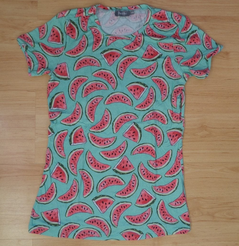 Grappig t-shirt met watermeloenen van Geisha maat 176, Ophalen of Verzenden, Zo goed als nieuw, Meisje, Shirt of Longsleeve