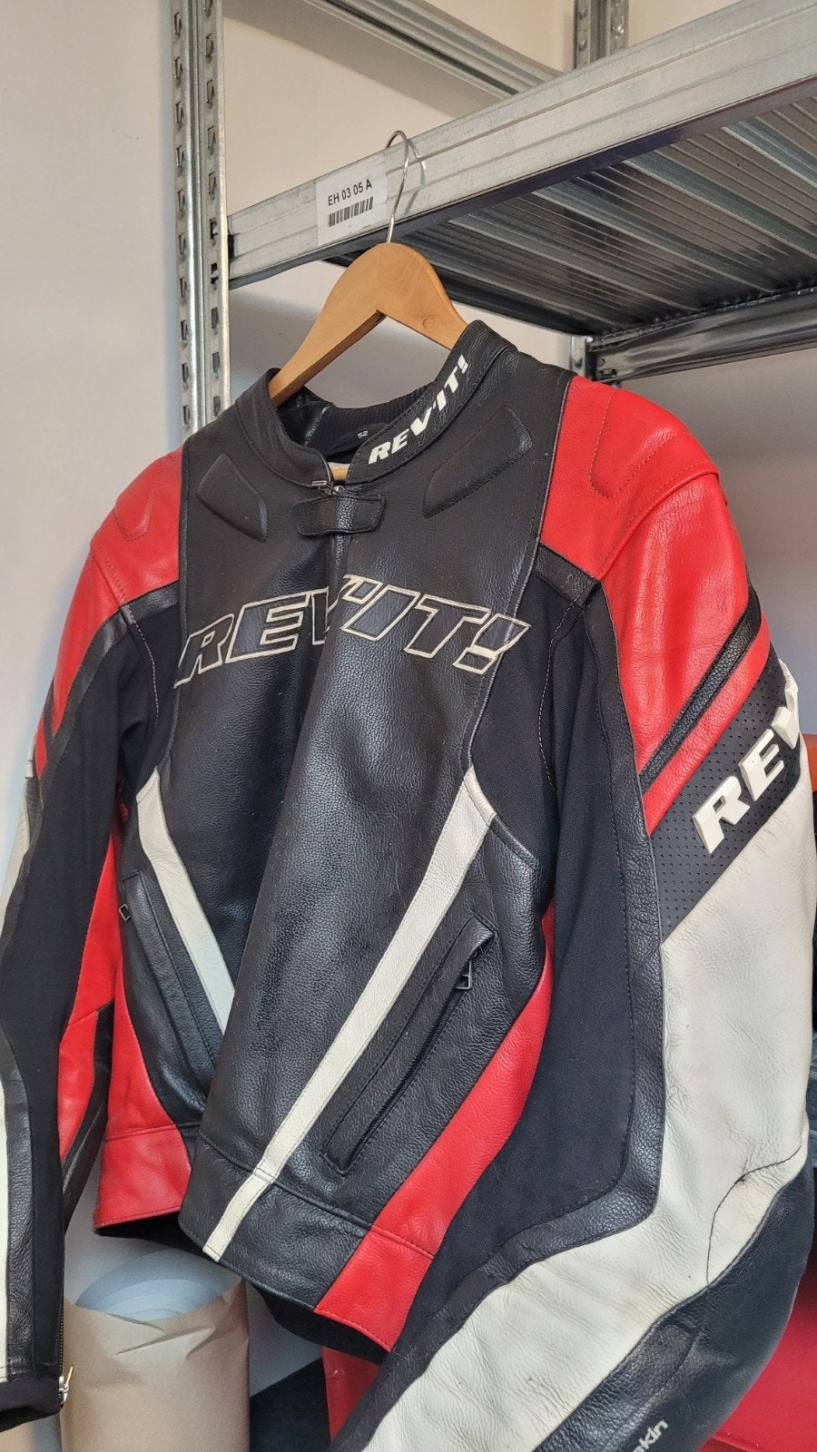 Revit motorjas leer maat 52, Motoren, Kleding | Motorkleding, Heren, Jas | leer, Tweedehands, Ophalen
