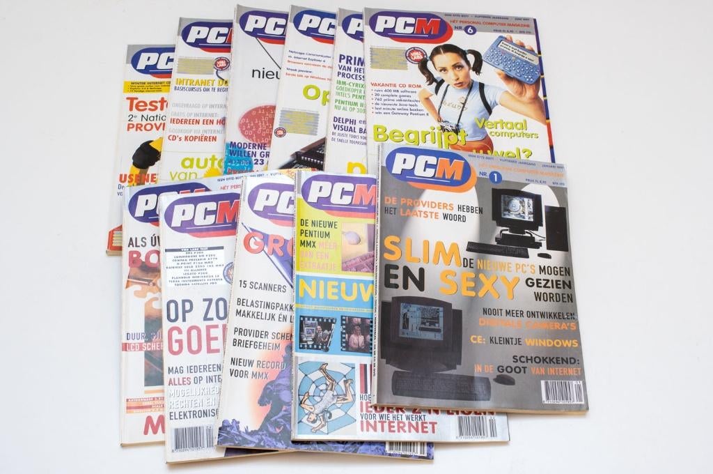 PCM 1997 magazine compl. set - vintage Windows 95 Pentium II, Verzenden, Gelezen, Wetenschap en Natuur
