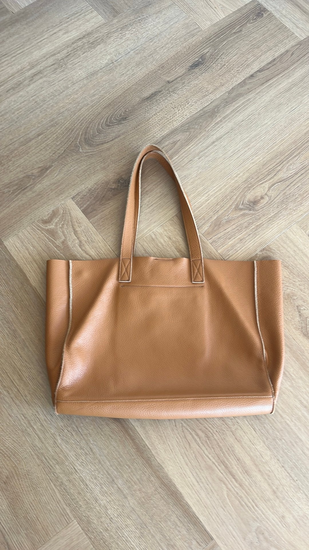Nieuwe Shabbies leren tas - Nooit gebruikt, Ophalen of Verzenden, Nieuw, Bruin, Shopper