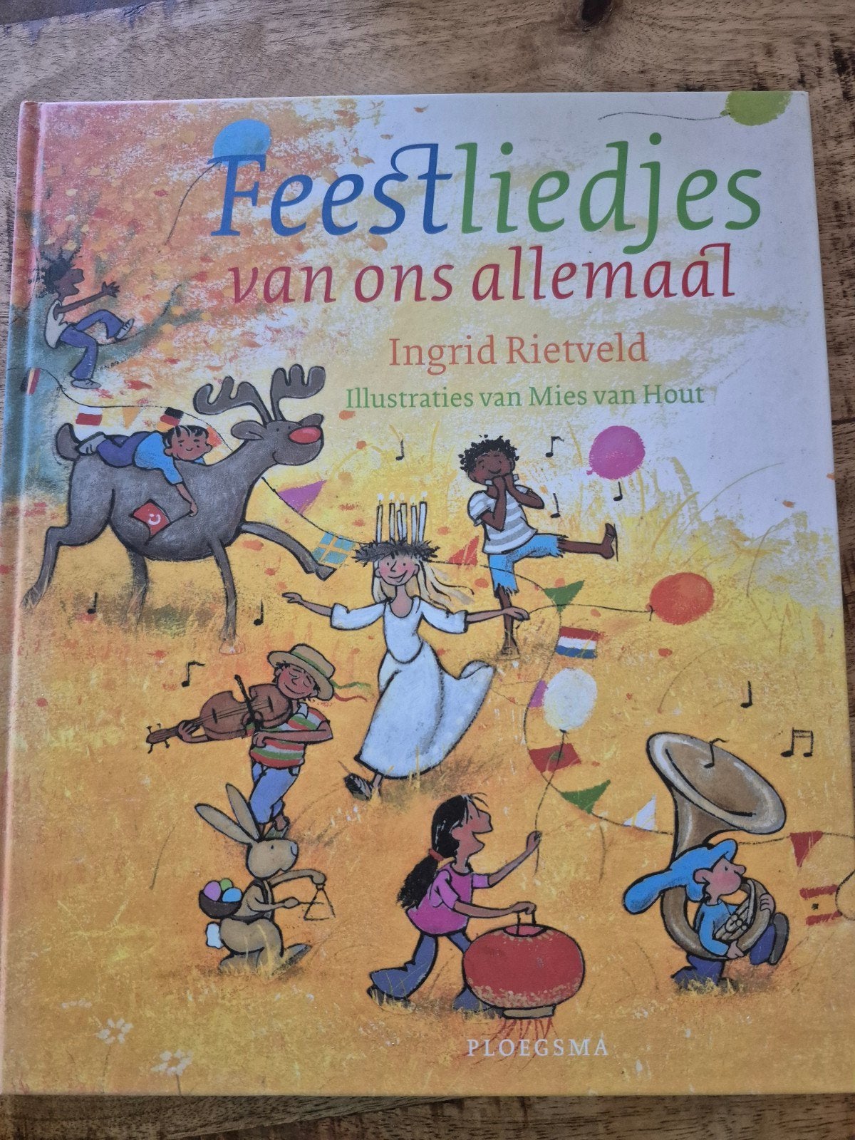 Feestliedjes van ons allemaal - Ingrid Rietveld, Boeken, Ophalen of Verzenden, Zo goed als nieuw, Ingrid Rietveld