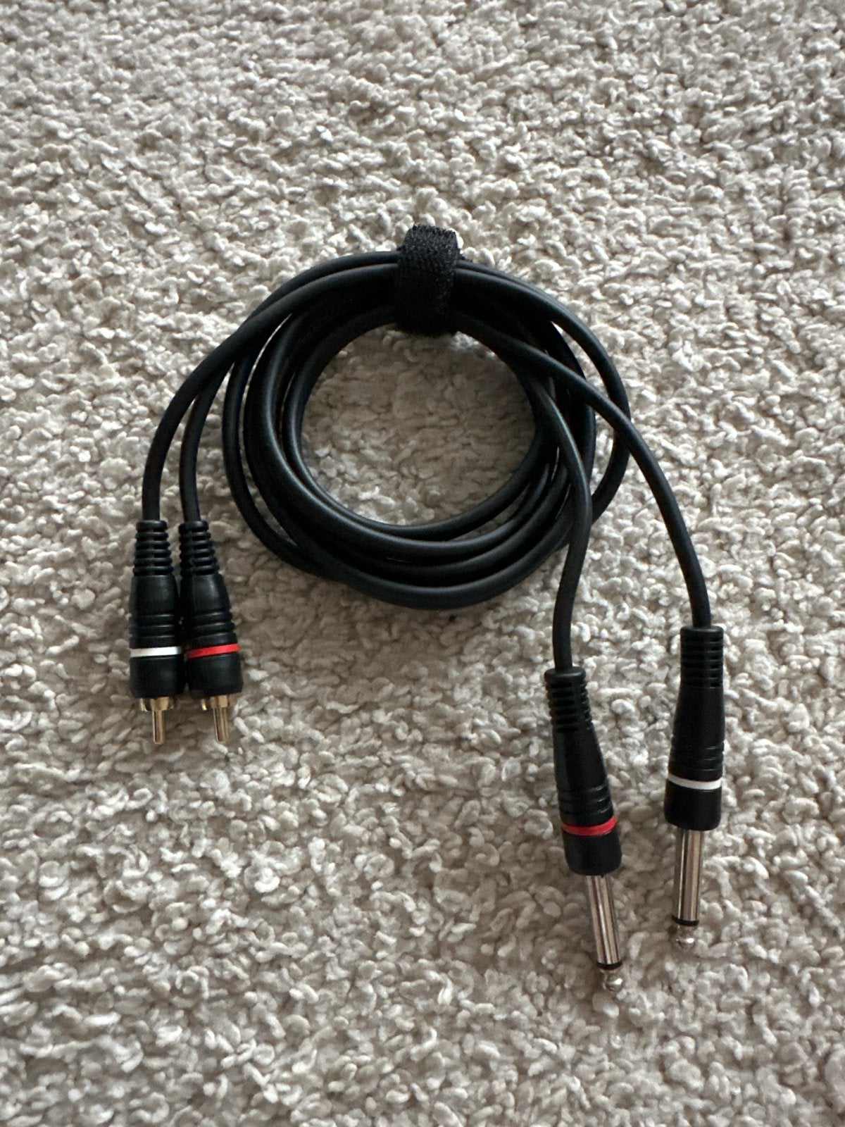 Devine Professionele Audio Kabel RCA naar Jack 2.5m, Audio, Tv en Foto, Ophalen of Verzenden, Zo goed als nieuw, Interlink-kabel