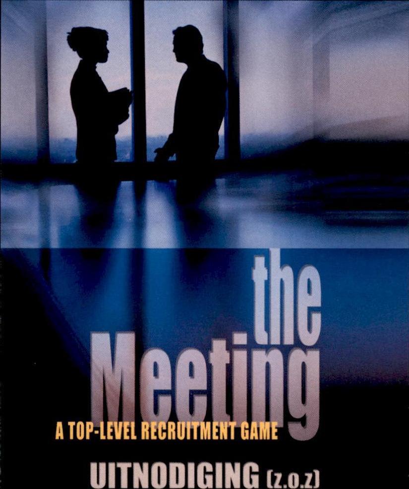 promotiekaart, ABN AMRO the meeting, Verzenden, 1980 tot heden, Ongelopen, Overige thema's