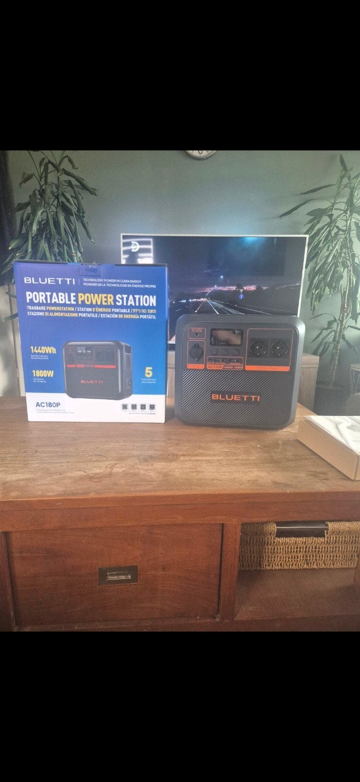 Bluetti AC180P Portable Power Station - Zo goed als nieuw, Ophalen, Zo goed als nieuw