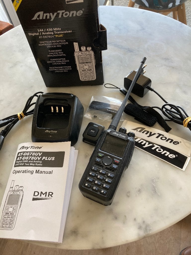 AnyTone AT-D878UV-Plus, Telecommunicatie, Portofoons en Walkie-talkies, Ophalen of Verzenden, Zo goed als nieuw