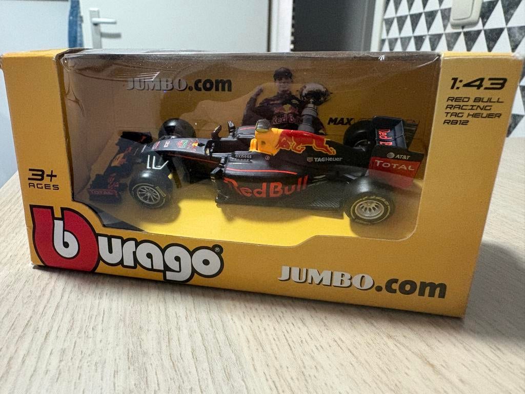 Jumbo Red Bull RB12 Max Verstappen 1:43 Nieuw in doos, Hobby en Vrije tijd, Modelauto's | 1:43, Ophalen of Verzenden, Nieuw, Auto