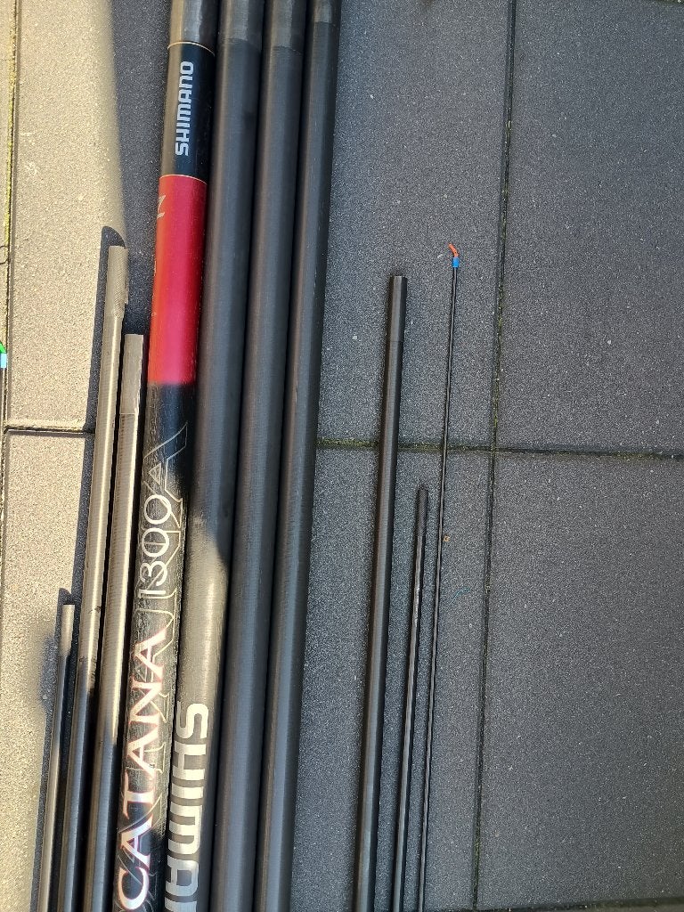 Shimano hengel, Ophalen, Gebruikt, Vaste hengel