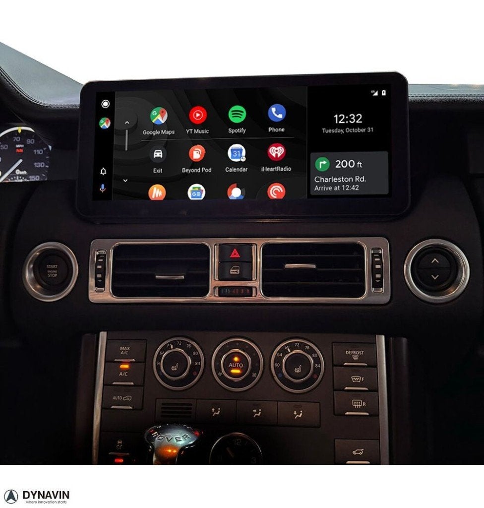 Navigatie Land Rover L322 2005 android 15 apple carplay usb