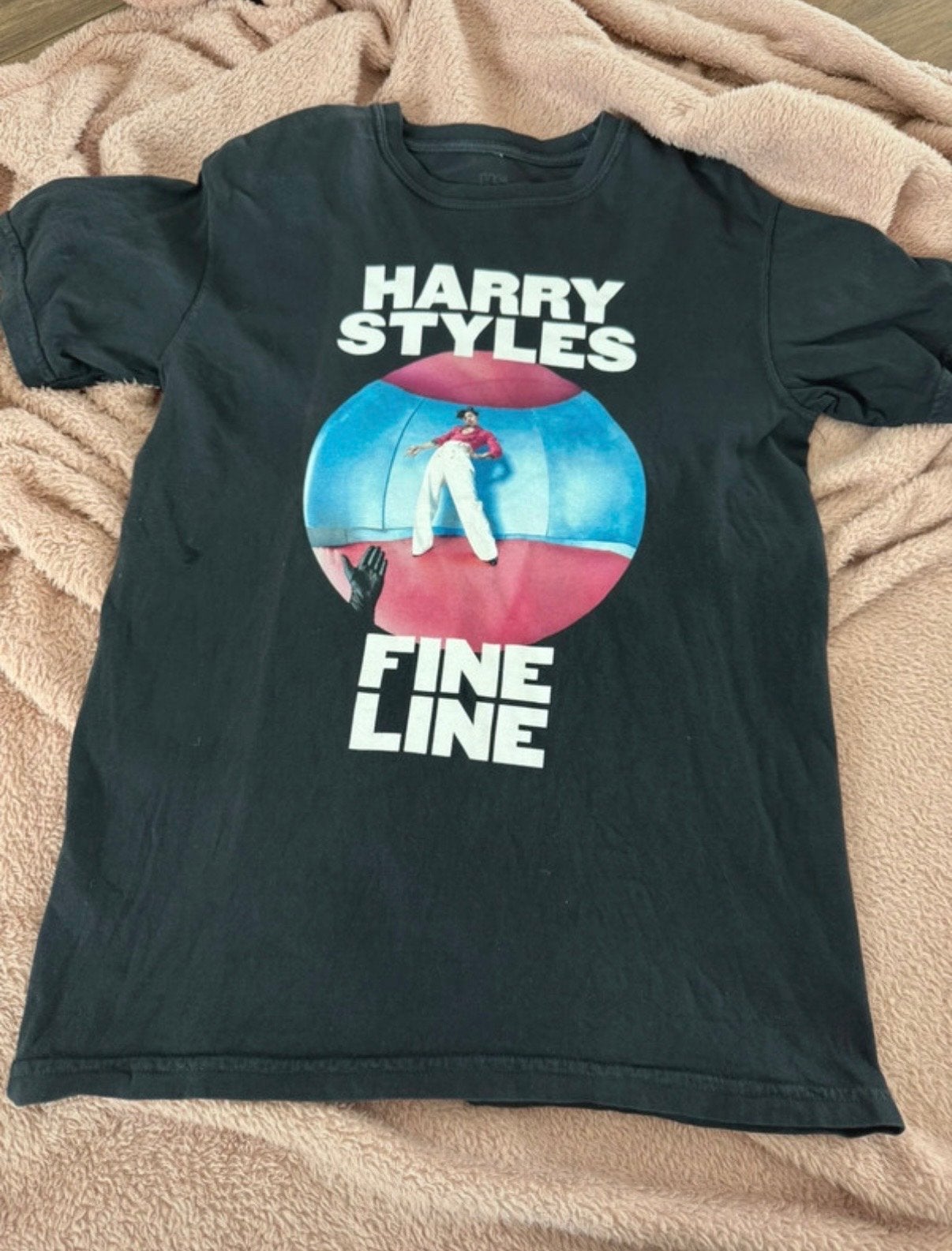 Harry Styles Fine Line TPWK T-shirt - Officieel, Zwart, Ophalen of Verzenden, Korte mouw, Maat 36 (S)