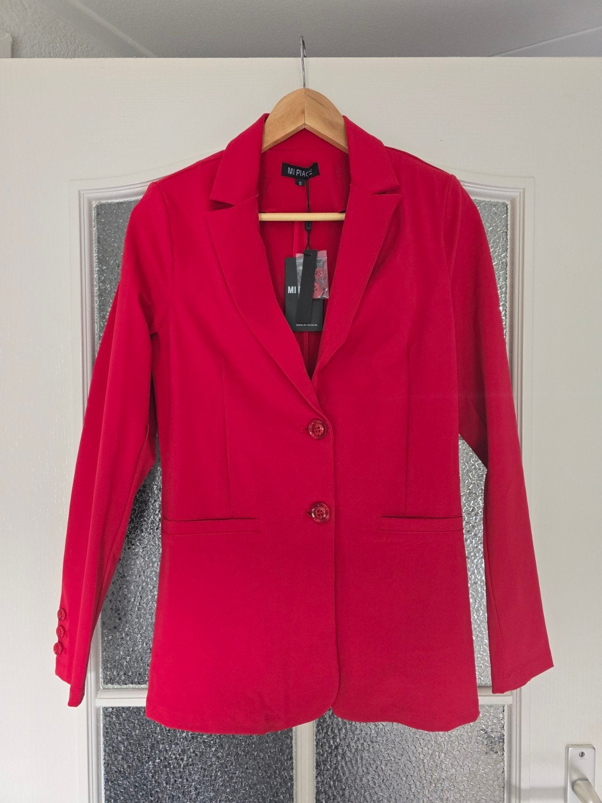 nieuw mi piace blazer dark red S travel, Ophalen of Verzenden, Nieuw, Rood