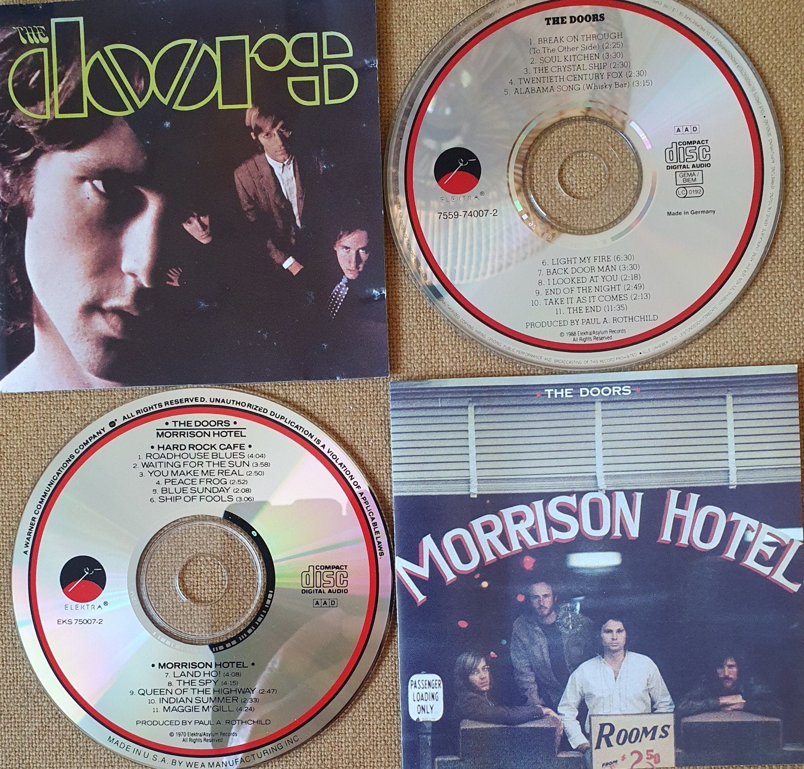 the Doors cd's mogen ook per stuk, Ophalen of Verzenden