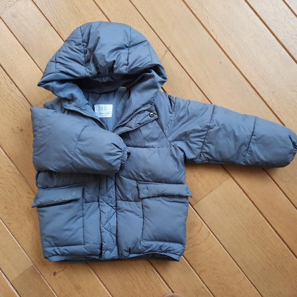 ZARA jack jas blauw maat 110, Meisje, Ophalen of Verzenden, Zo goed als nieuw, Zara