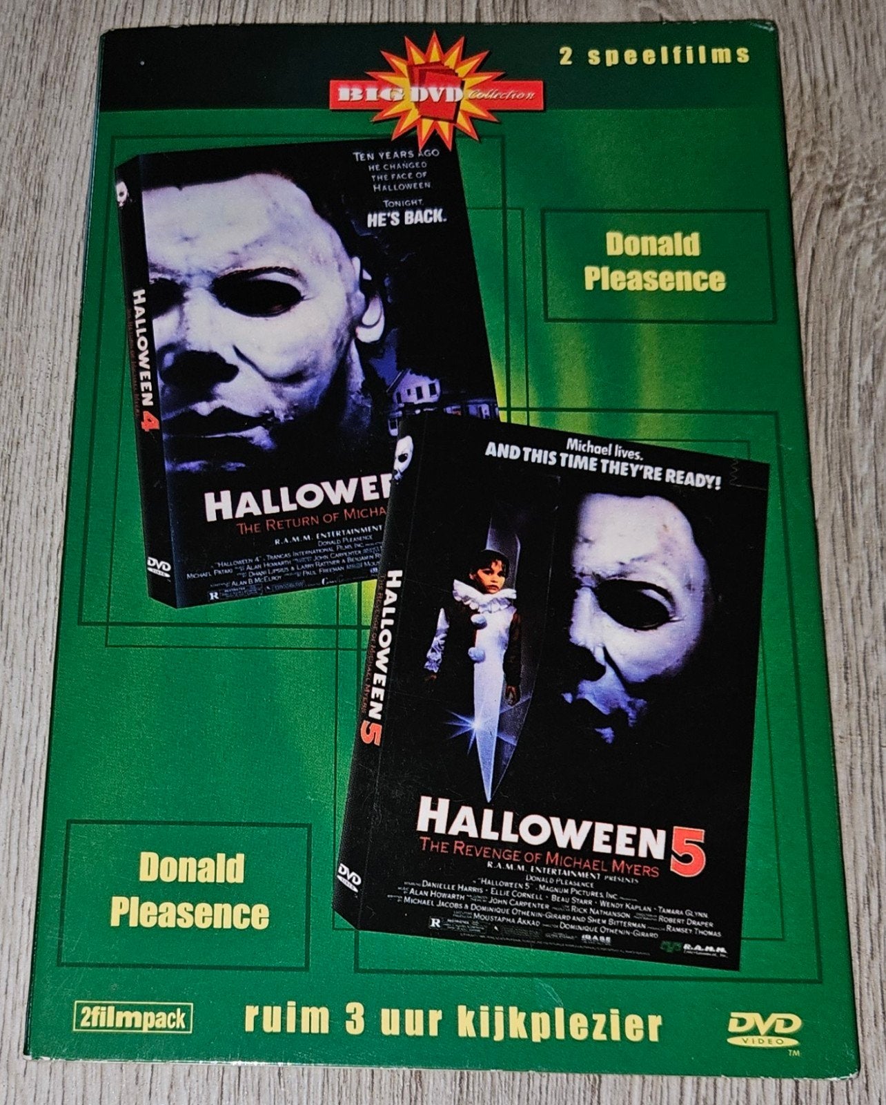 Halloween 4 & 5 DVD - 2 Speelfilms, Cd's en Dvd's, Vanaf 16 jaar, Ophalen of Verzenden, Inclusief doosje, Gebruikt