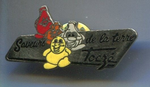 Saveurs de laq Terre ??? zilverkleurig PIN ( BLAD7_714), Verzenden, Nieuw, Figuurtje, Speldje of Pin