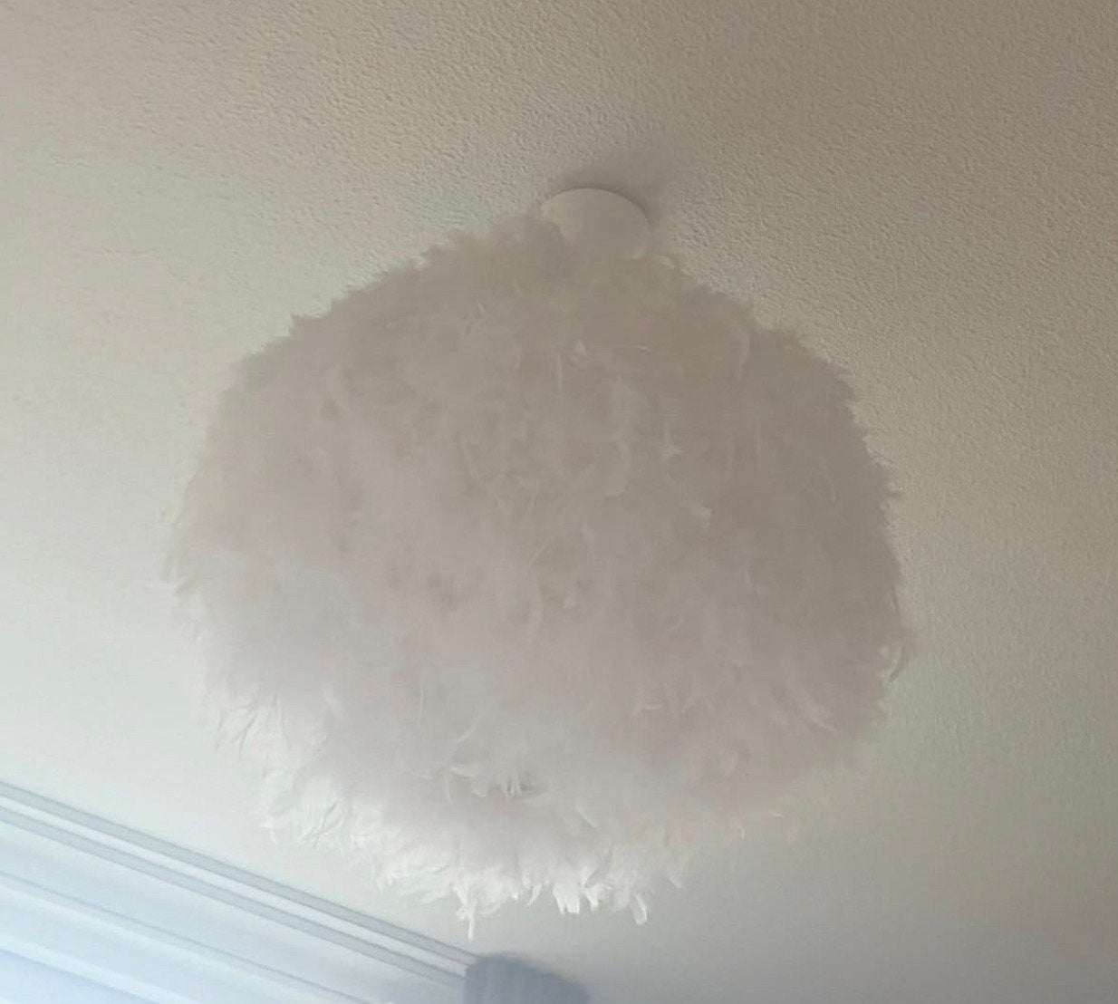 Lucide Goosy Soft Plafondlamp - Zachte Veren Design, Overige materialen, Zo goed als nieuw, Minder dan 25 cm, Minder dan 100 cm