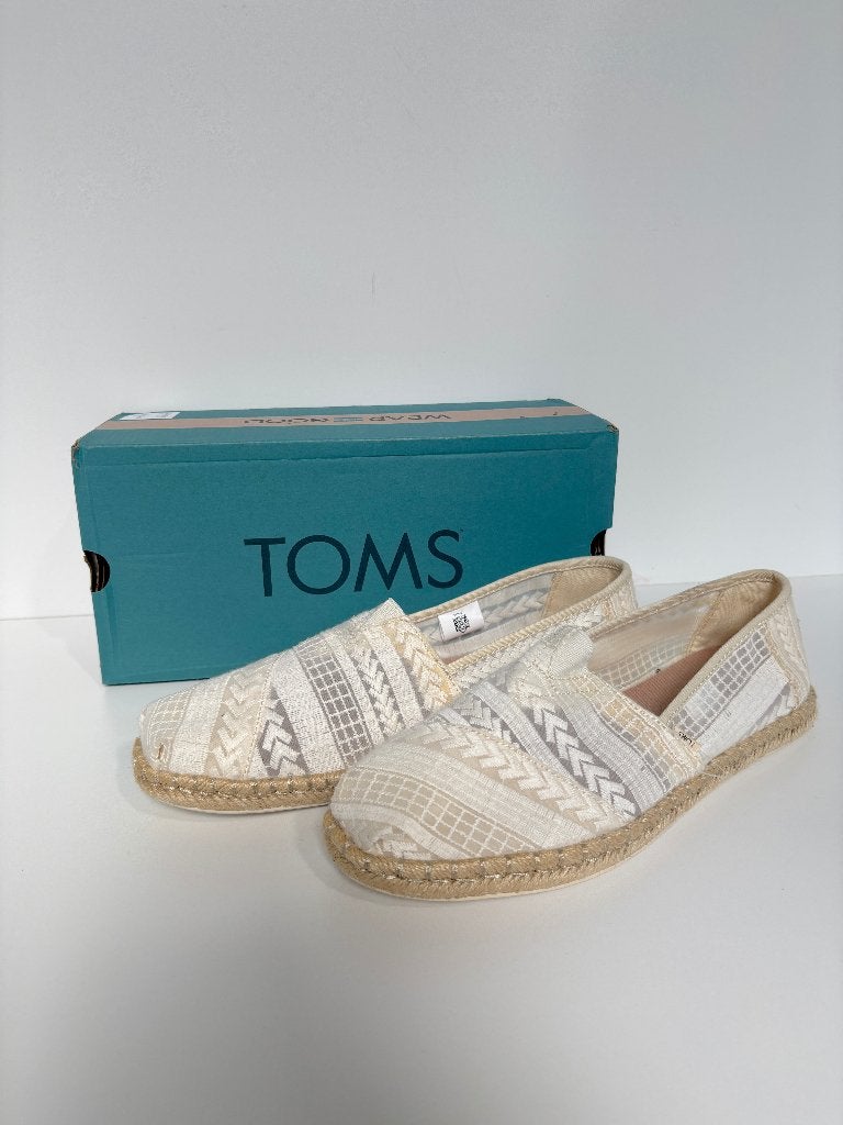 TOMS Beige cream NIEUW espadrilles Maat 10 - 41, Kleding | Dames, Beige, Nieuw, Ophalen of Verzenden, Toms