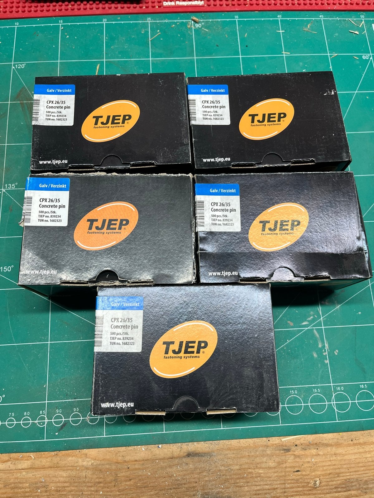 Tjep 26/35 Betonspijkers - Ongebruikt, Ophalen of Verzenden, Zo goed als nieuw, Minder dan 50 mm, Spijkers