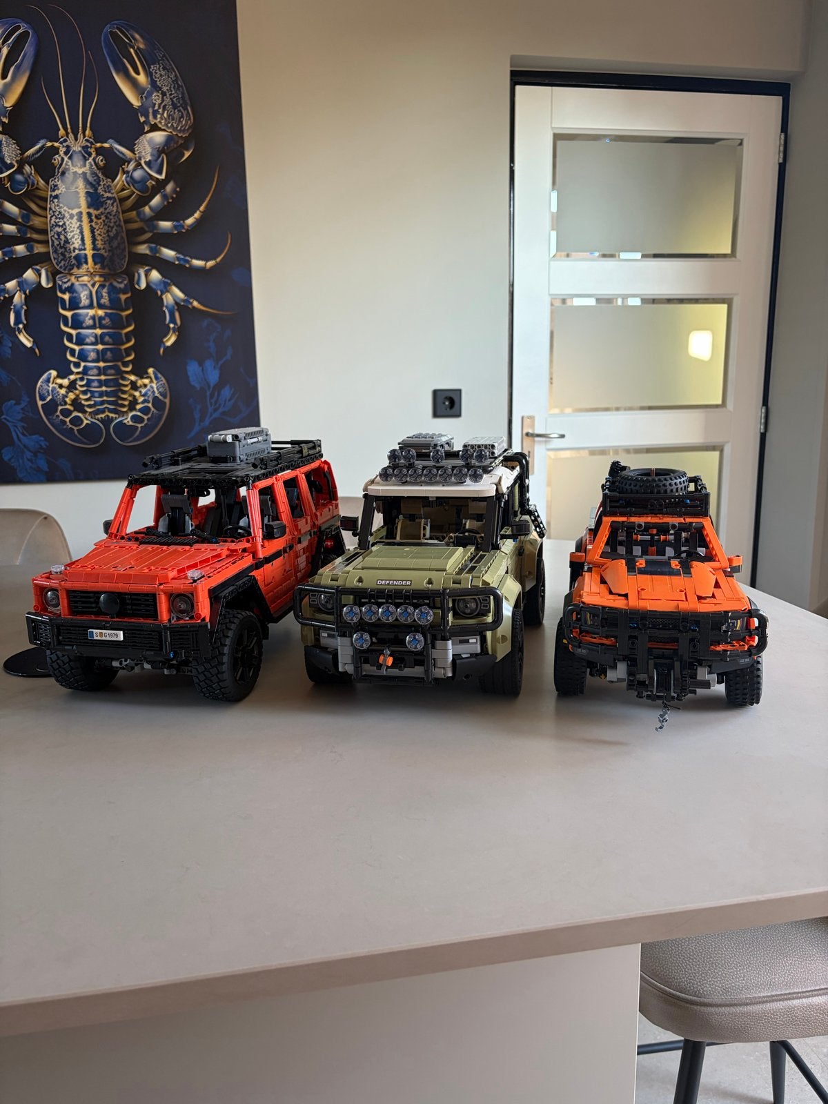 Technic Auto's: G-Klasse, Defender, Raptor, Ophalen, Zo goed als nieuw, Overige merken