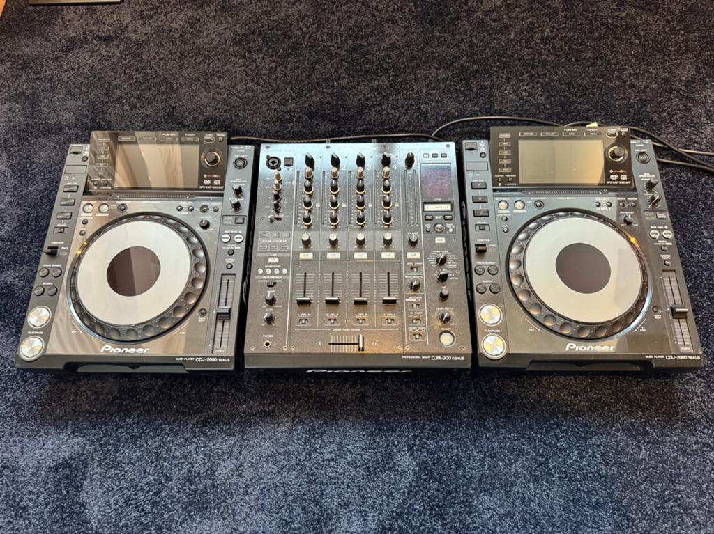 Pioneer Nexus NXS DJ Set 2X CDJ 2000 1X DJM900 CDJ2000 +Case, Ophalen, Gebruikt, Dj-set, Pioneer
