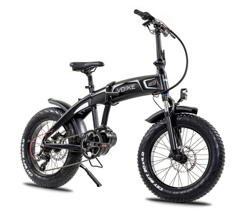 V-Bike Next Plus (slechts 98km!) incl. kinderzitje & stepjes, Fietsen en Brommers, Fietsen | Vouwfietsen, Heren, 16 tot 18 inch