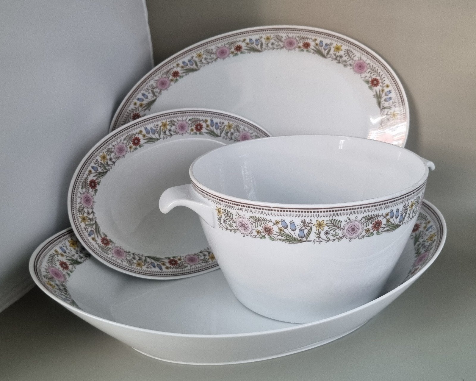 4 delig servies van Porzellanfabriek Schönwald, Beieren., Ophalen of Verzenden