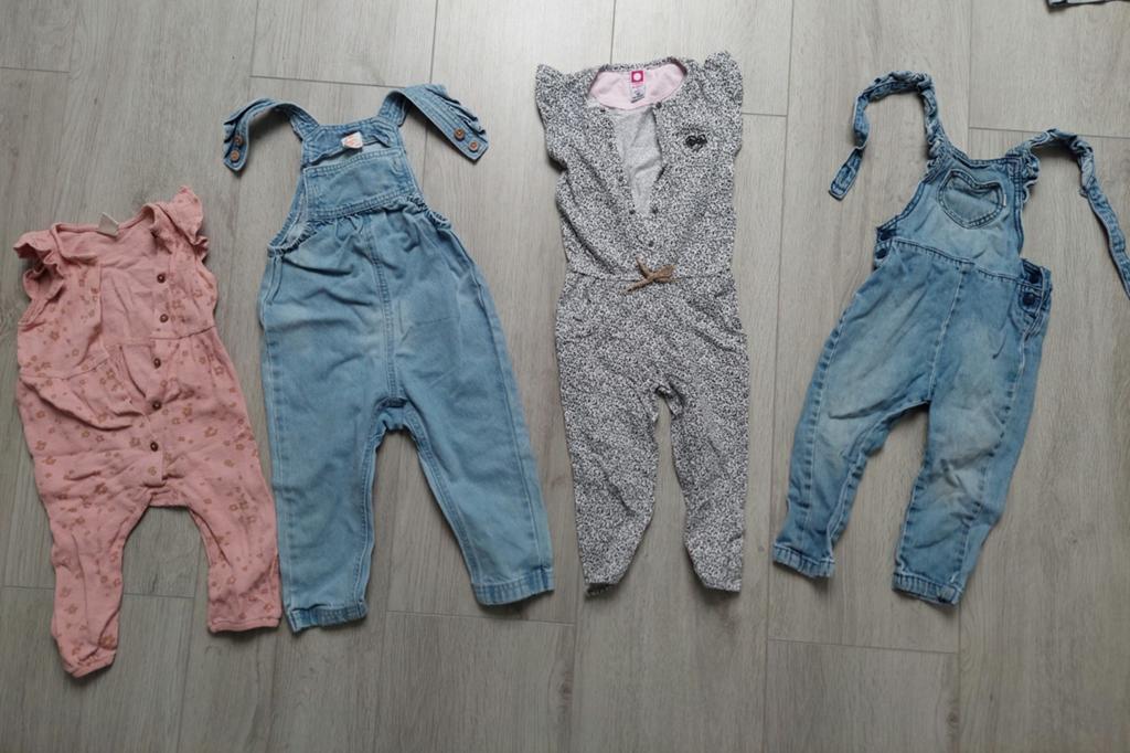 Jumpsuits maat 86 meisje tuinbroek tuinpak Jumpsuit, Ophalen of Verzenden, Zo goed als nieuw, Meisje, Overige typen