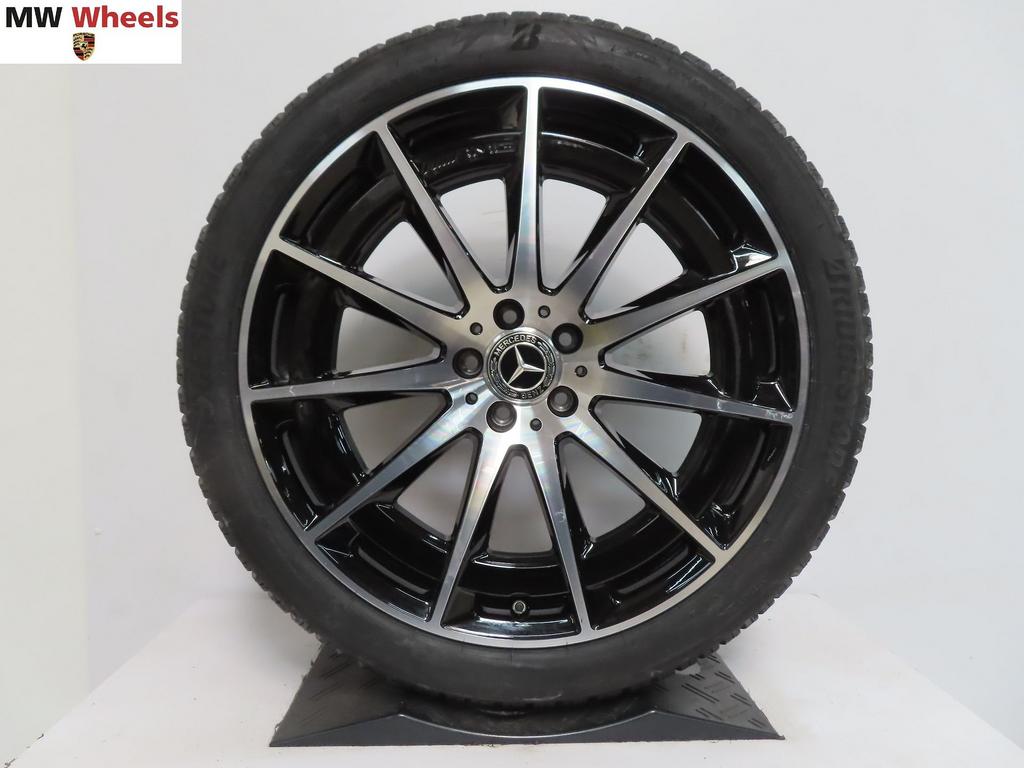 Mercedes EQS V297 AMG 21 inch velgen met winterbanden nieuw, Gebruikt, -, 265 mm, -