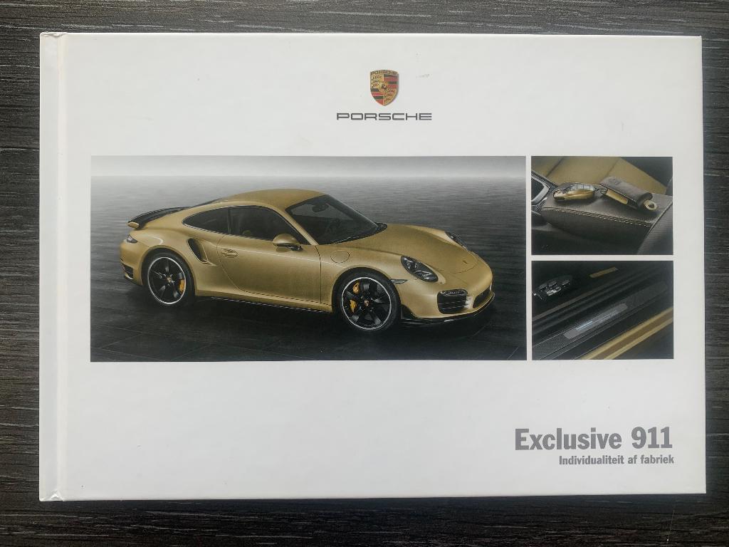 Brochure Porsche 911 991 Exclusive 2014 Nederlands Nieuw!, Porsche, Nieuw, Ophalen of Verzenden, Porsche