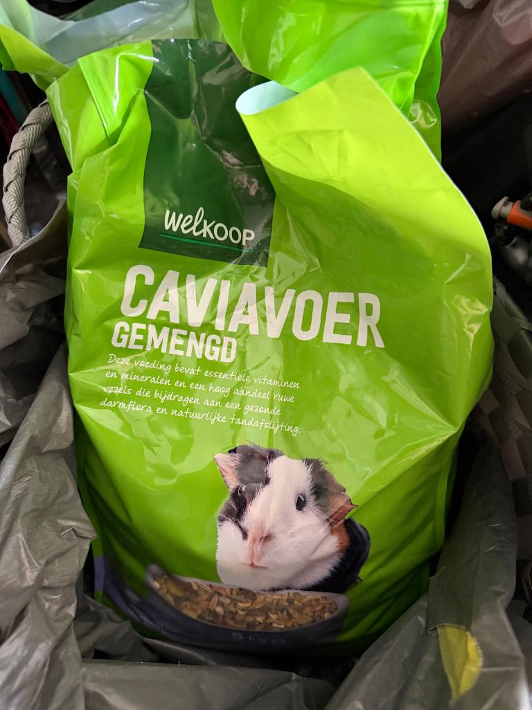 Cavia voer gemengd, Ophalen, Zo goed als nieuw, Verzorging