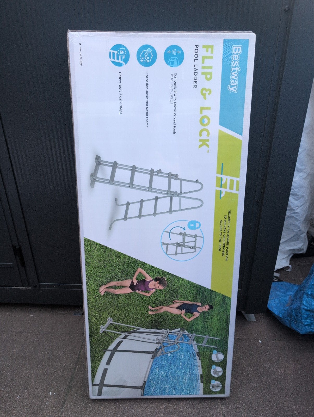 Nieuwe Bestway zwembad trap (Flip & Lock) - nog geseald, Tuin en Terras, Zwembaden, Ophalen, Nieuw, Rechthoekig, 80 tot 120 cm