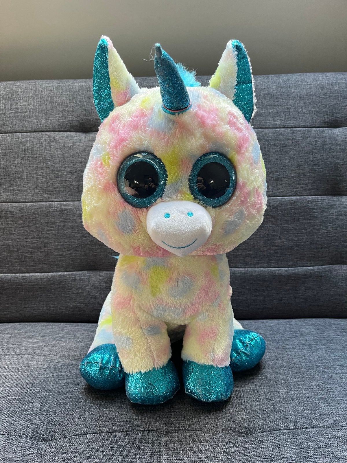 Knuffels, Kinderen en Baby's, Speelgoed | Knuffels en Pluche, Overige karakters, Ophalen of Verzenden, Zo goed als nieuw, Middelgroot (20 tot 80 cm)