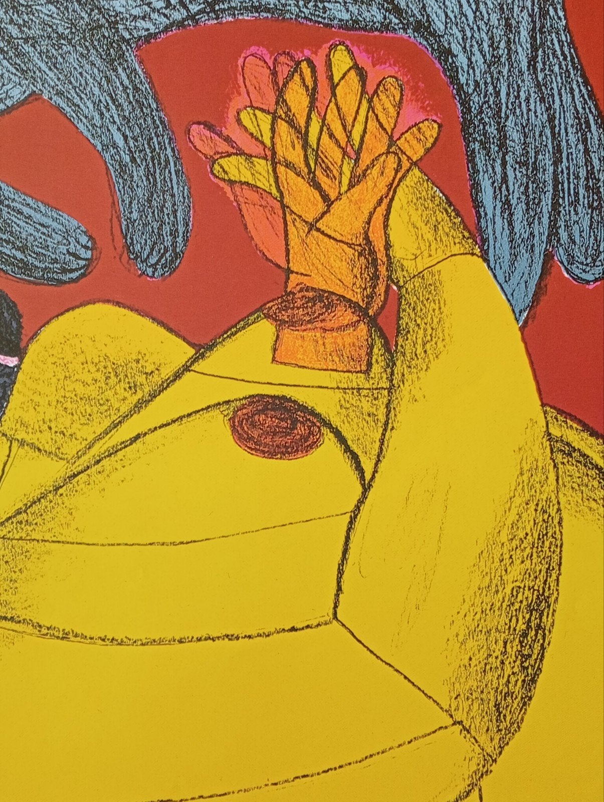 Corneille affiche 1988, Ophalen of Verzenden, Gebruikt, A1 t/m A3