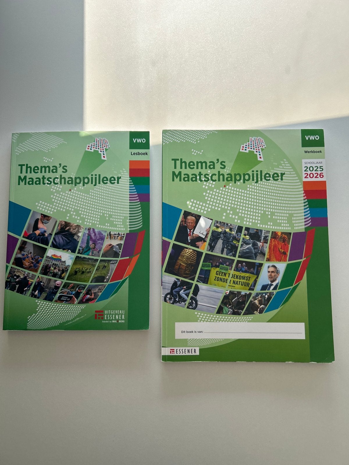 Thema's Maatschappijleer VWO Lesboek & Werkboek 2025-2026, Ophalen of Verzenden, Zo goed als nieuw, VWO, Maatschappijleer
