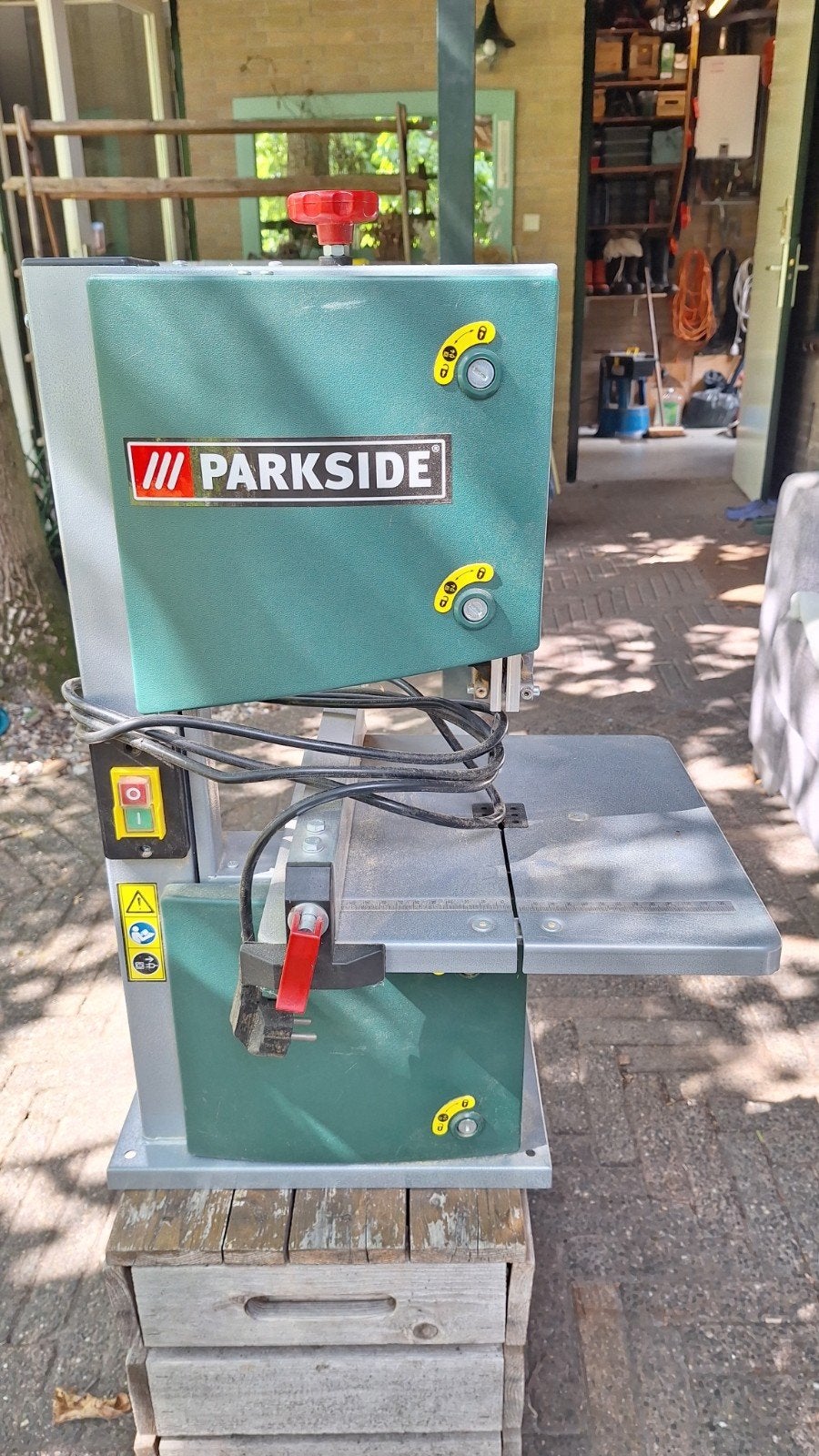 lintzaagmachine parksite, Doe-het-zelf en Verbouw, Ophalen, 600 tot 1200 watt, Lintzaag, 30 tot 70 mm