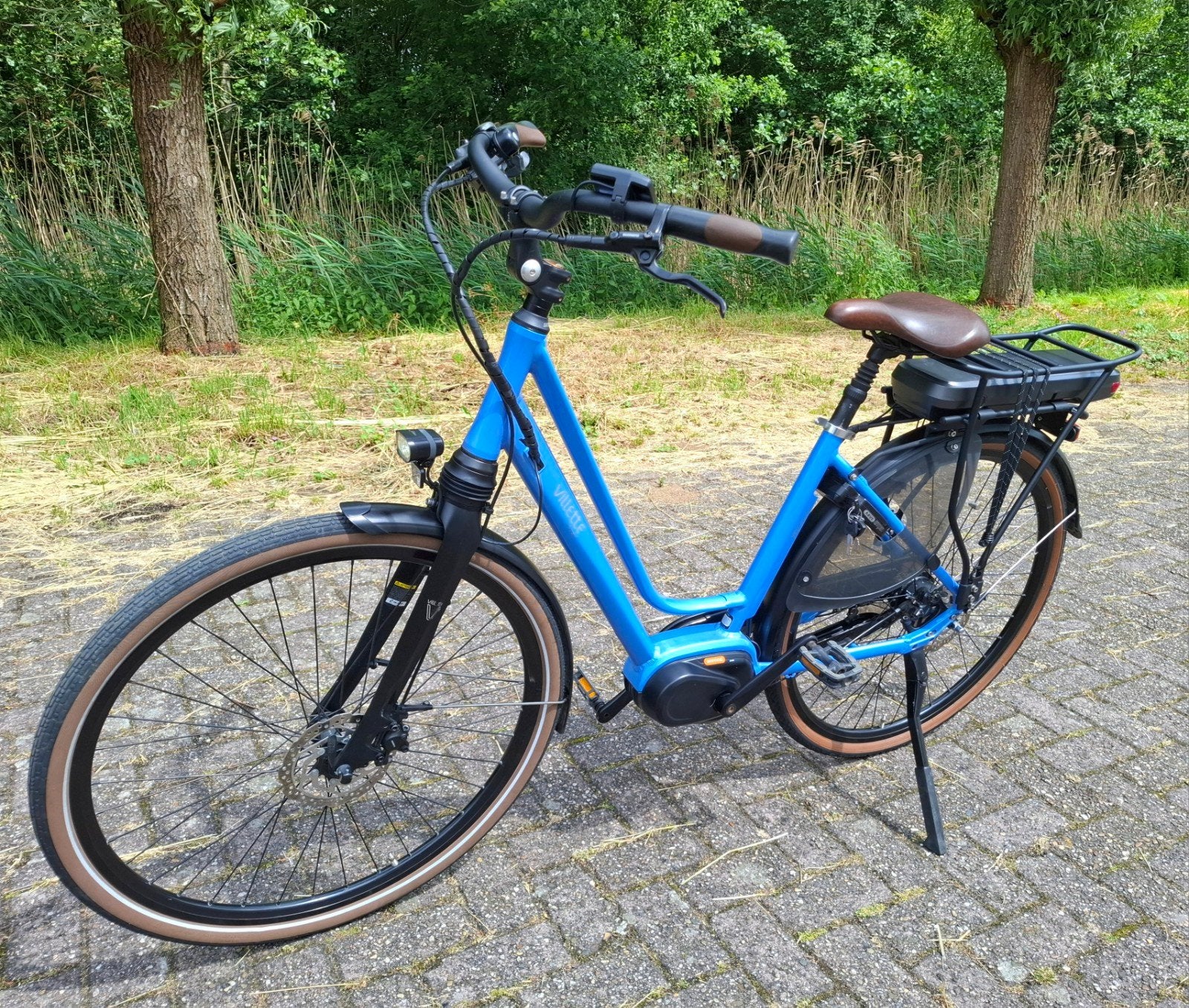 Nette elektrische damesfiets, Nieuwe Bafang middenmotor, Ophalen, Versnellingen, Batavus, Schijfrem