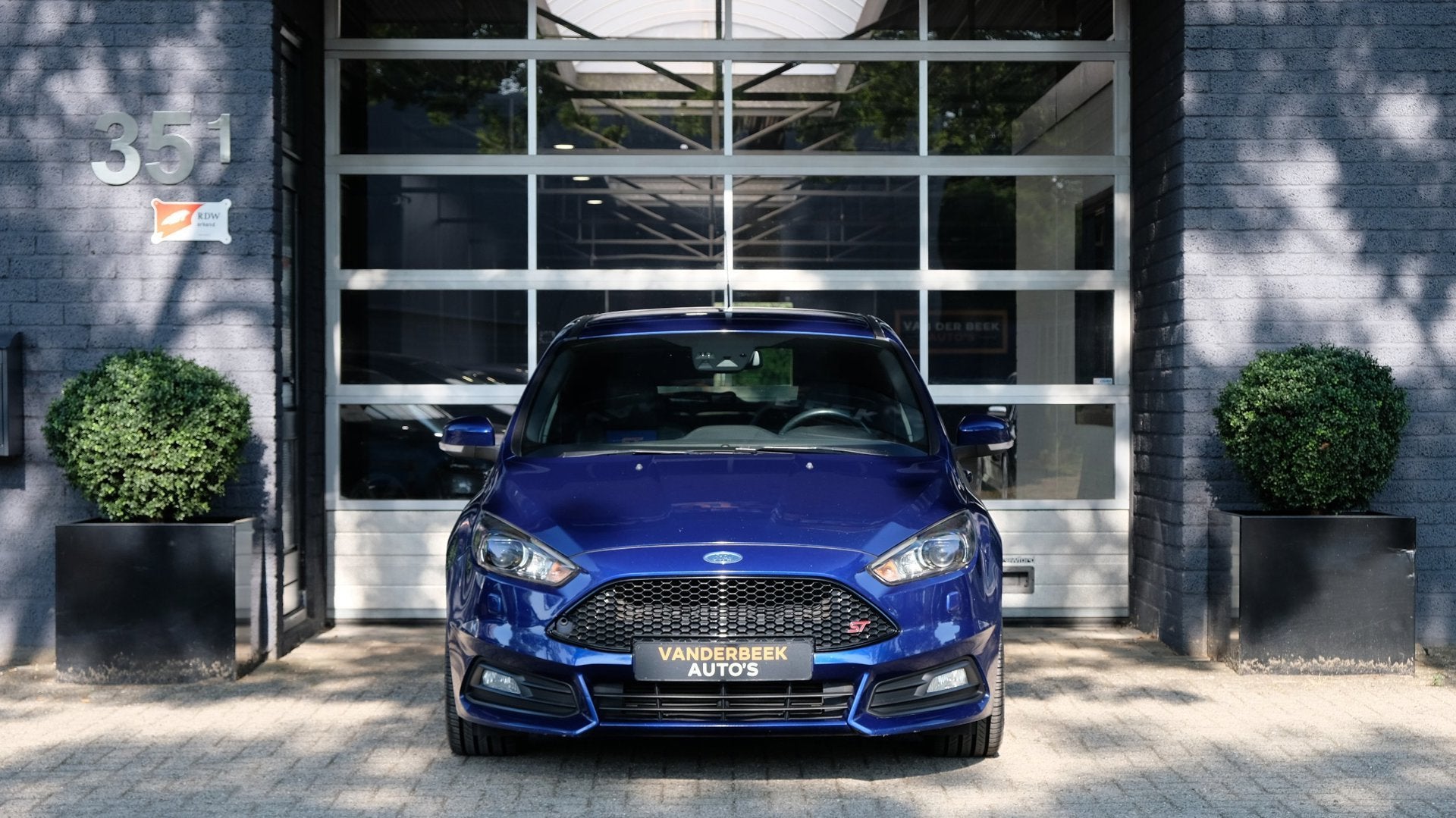 FORD FOCUS 2.0 ST-3 250PK NAVI RS XENON, Auto's, 15 km/l, Euro 6, 4 cilinders, Blauw
