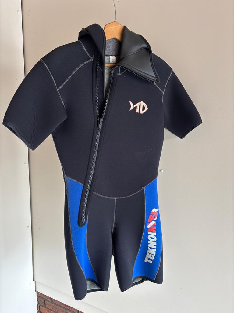 Teknodiver Overpak Heren Maat 5 XL - Duikpak, Watersport en Boten, Duiken, Ophalen of Verzenden, Nieuw, Duikpak