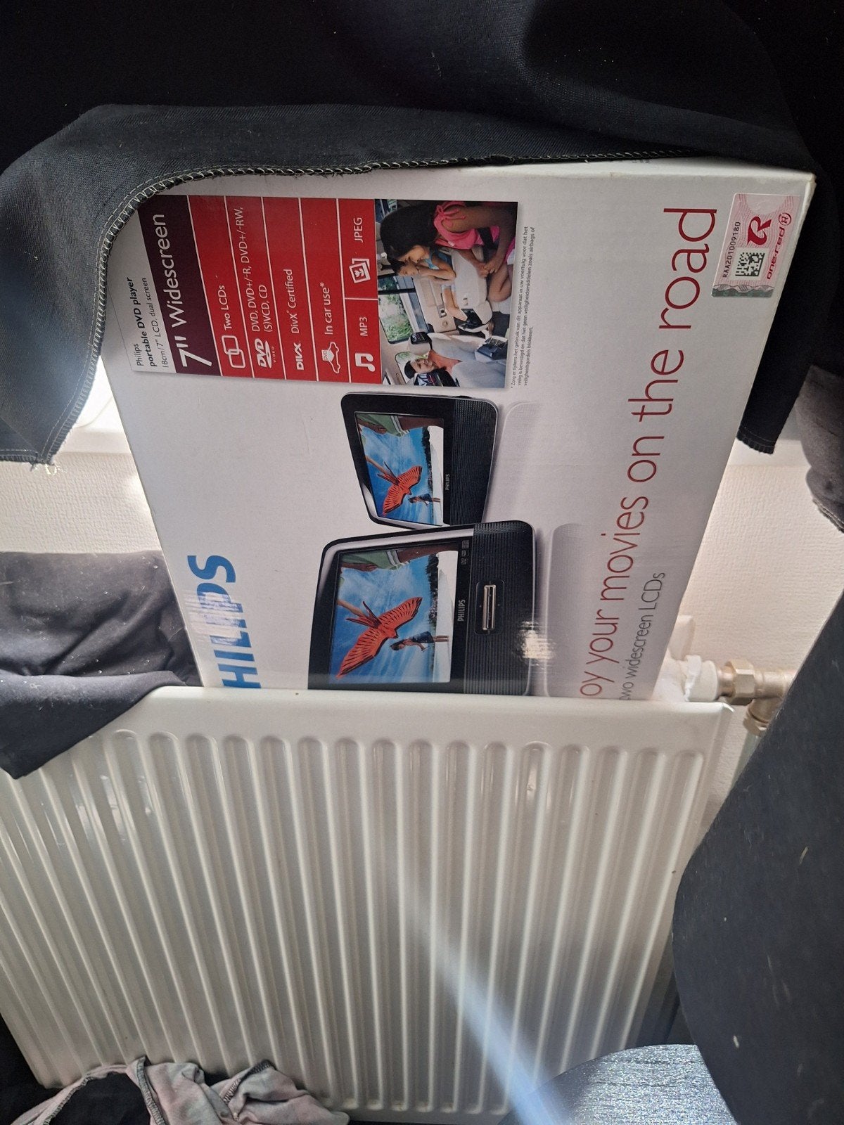 Philips Draagbare DVD-speler met twee schermen PD7022/12, Ophalen of Verzenden, Philips