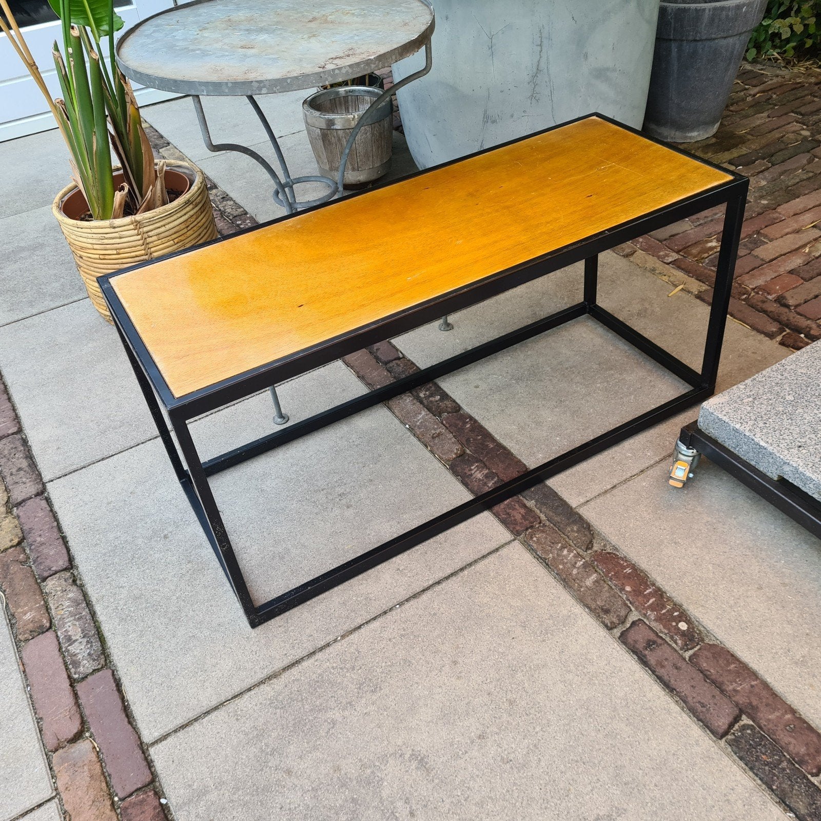bijzettafeltje binnen/buiten, Ophalen, 25 tot 50 cm, Rond