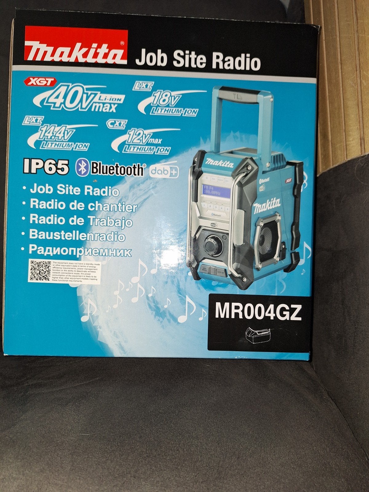 Makita MR004GZ Bouwradio DAB+ FM Bluetooth - Nieuw, Audio, Tv en Foto, Radio's, Ophalen of Verzenden, Nieuw, Bouwradio