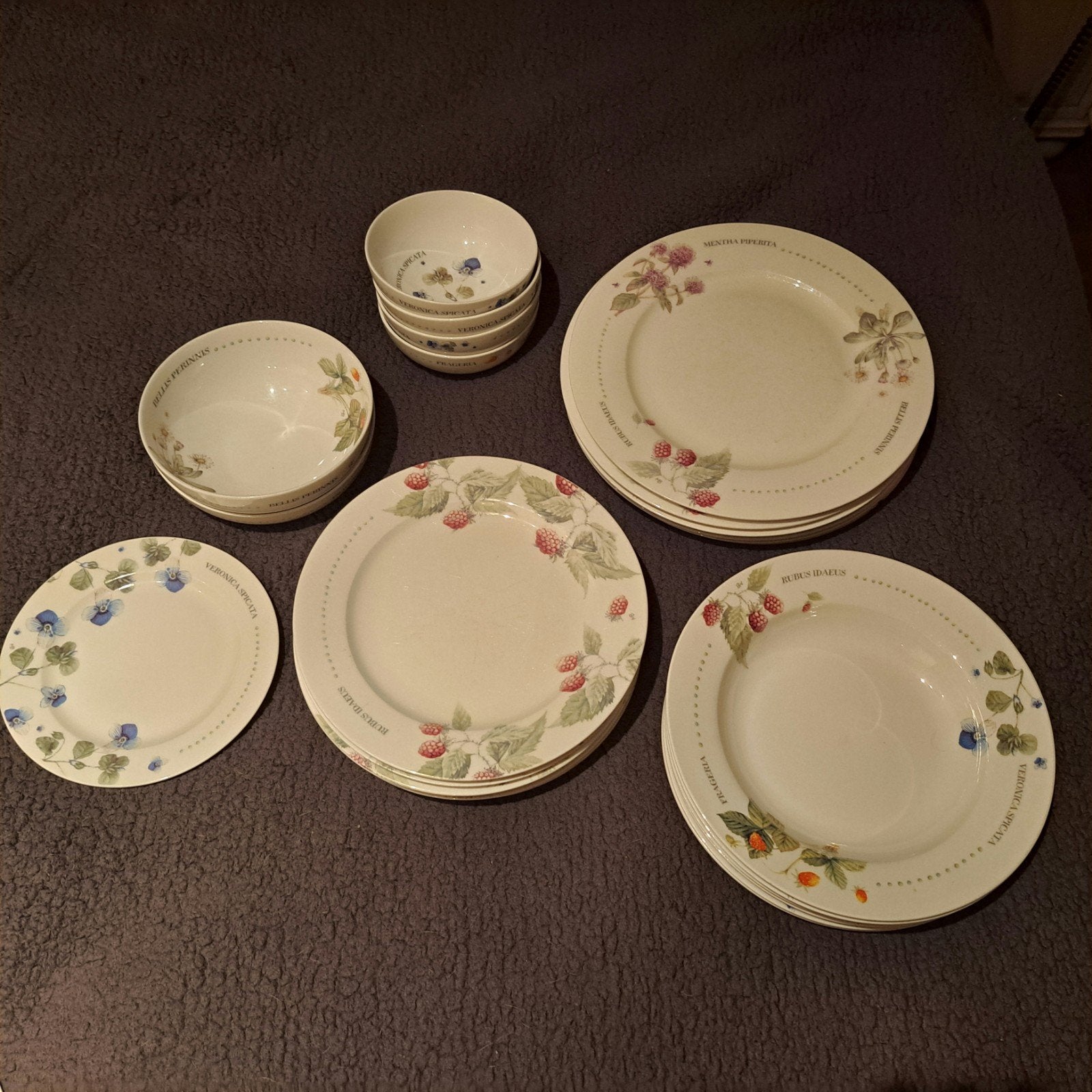 Marjolein Bastin Wildflower Servies, Huis en Inrichting, Ophalen, Gebruikt, Overige merken, Bord(en)