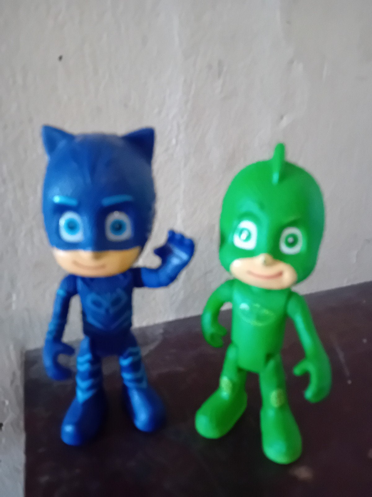 2x PJ Masks actiefiguren: Catboy en Gekko, Ophalen of Verzenden, Zo goed als nieuw