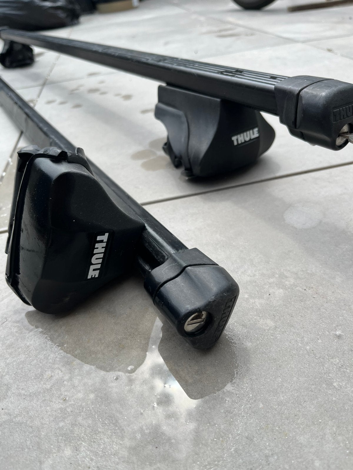 Dakdragers Thule dakrail, Auto diversen, Dakdragers, Ophalen, Gebruikt