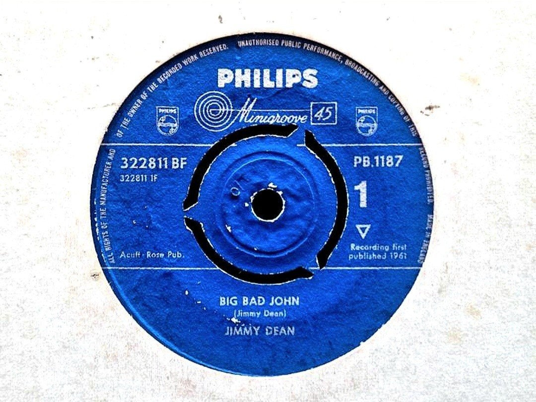 7"/SINGLE  JIMMY DEAN - Big Bad John, Ophalen of Verzenden, Gebruikt, Pop