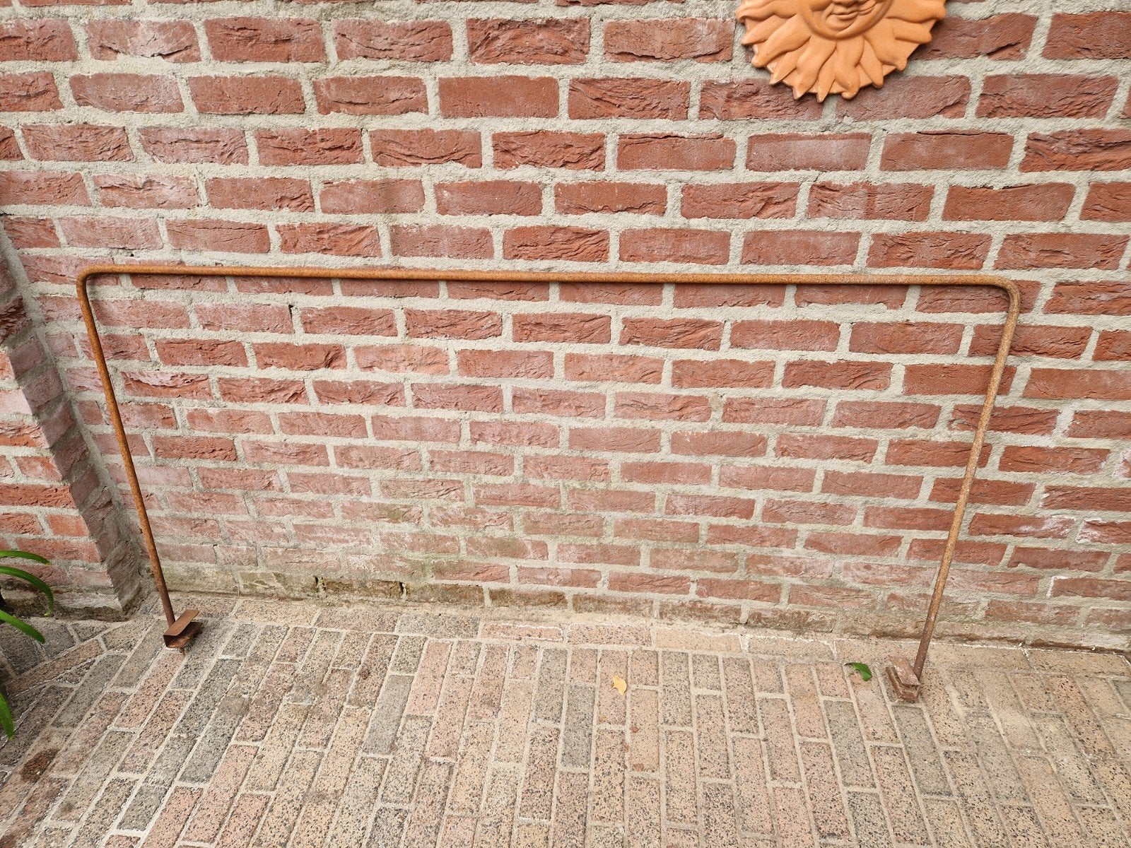 Leuke beugel voor op een Picknick Tafel (165x88 cm), Ophalen of Verzenden, Gebruikt, Rechthoekig, Staal